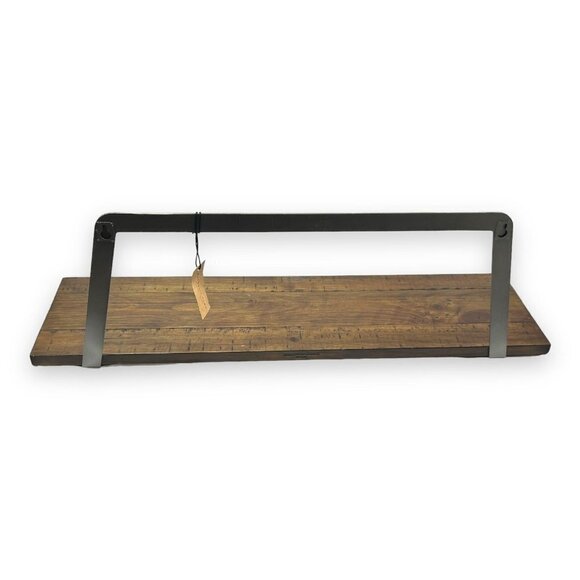 Magnolia‎ Home by Joanna Gaines Medium Single Bracket Wood Shelf - Picture 7 of 8